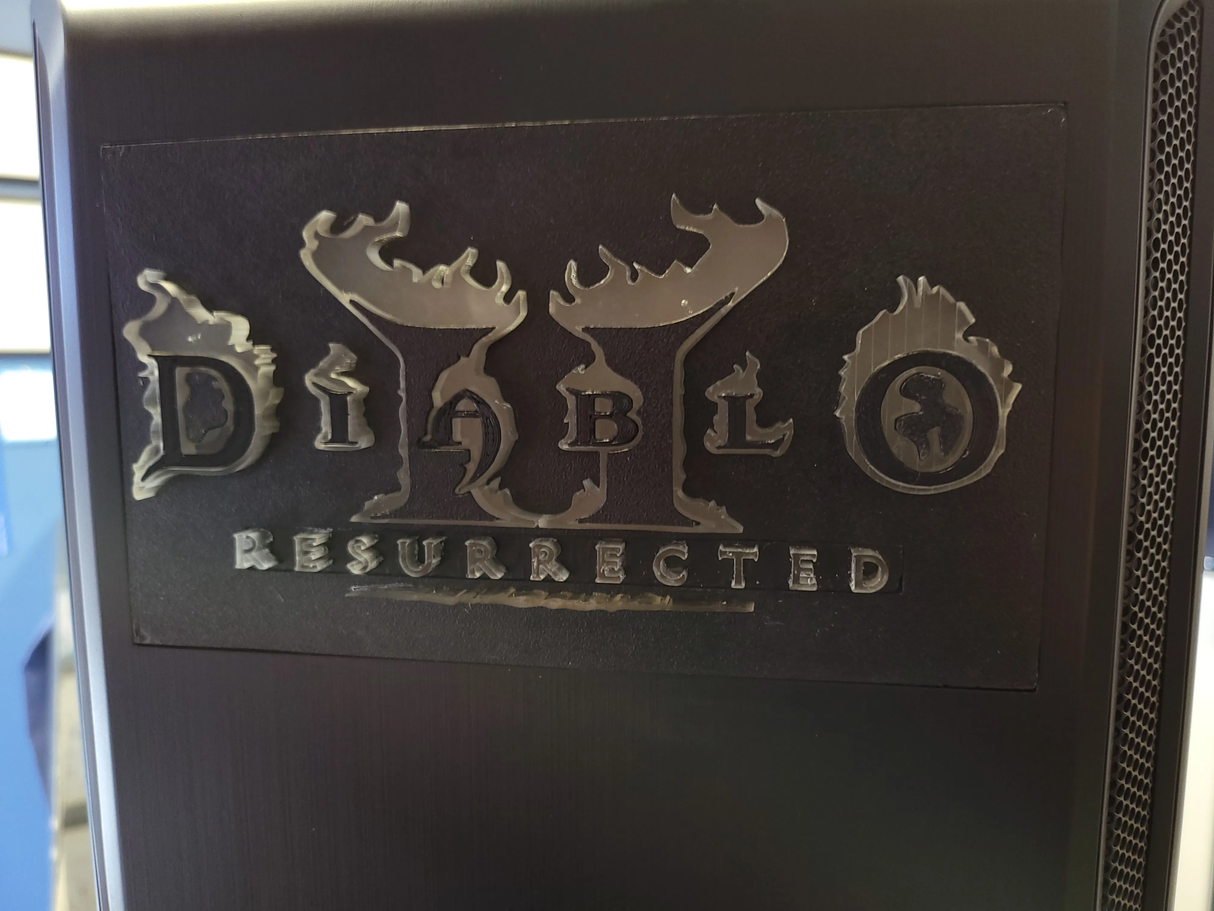 diablo 2 resurected custom annimated front panel | Gaming Computers Bradenton